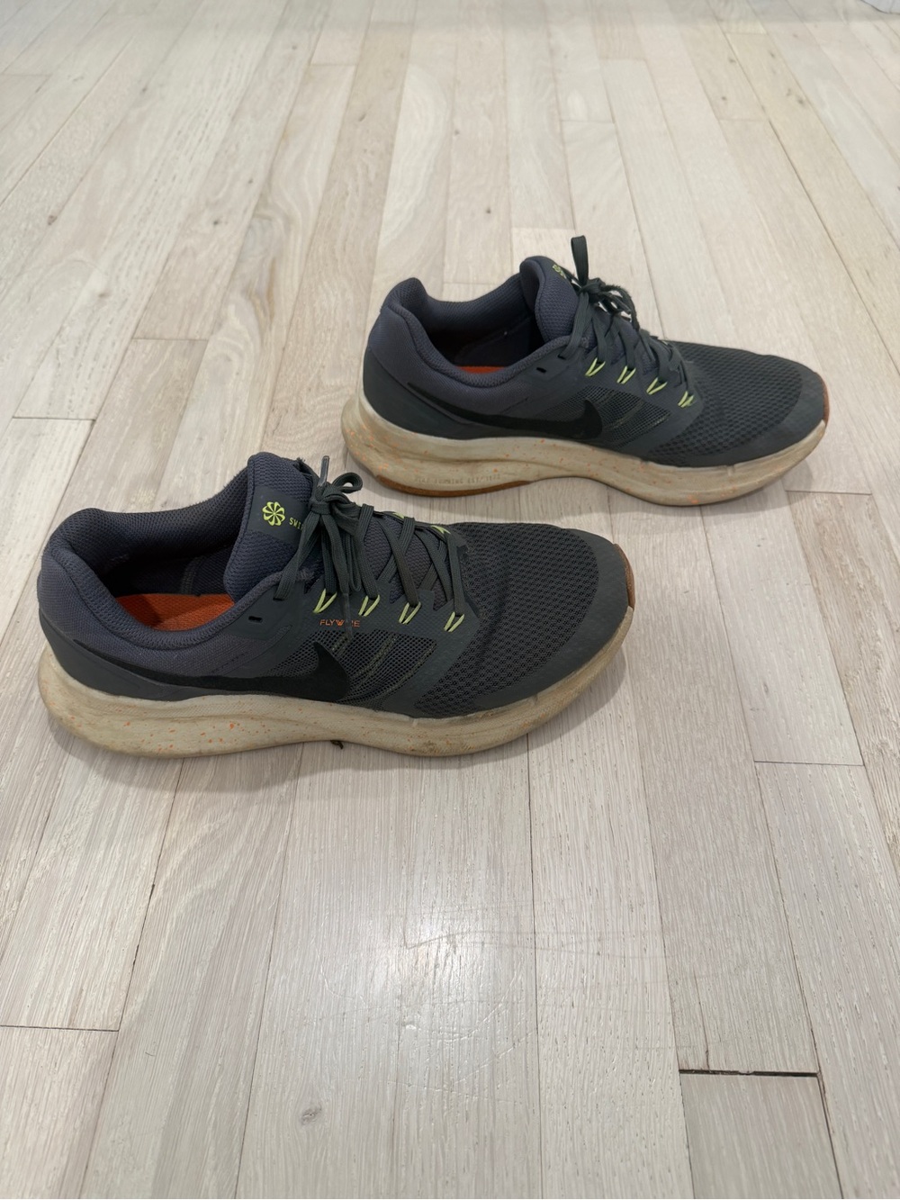 Nike Run Swift 3 Men’s Running Shoes Gray Orange Size 10 - Picture 10 of 15